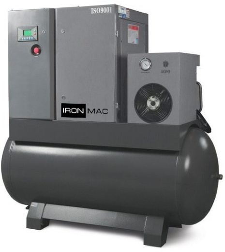 Винтовой компрессор IronMac IC 30/8 AM DF 500L IP23
