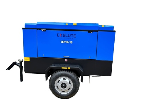 Передвижной компрессор Exelute EXP 10/10 на  шасси